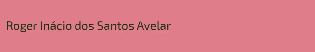 Roger Inácio dos Santos Avelar